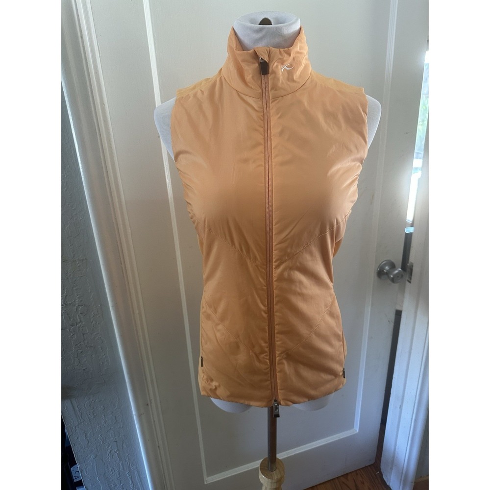Women's Kjus Ski Vest Orange Size 36/Small